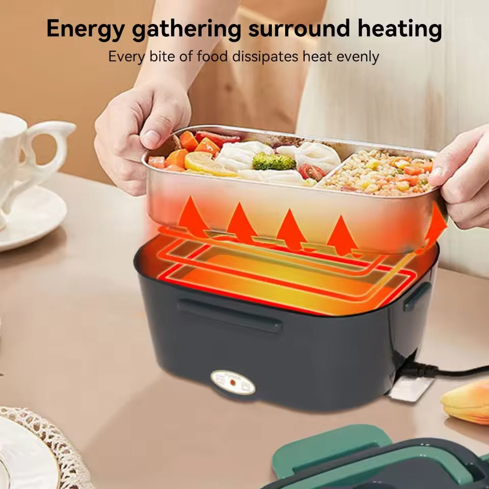 1.5L Electric Lunch Box Food Warmer Portable Heated Lunch Box