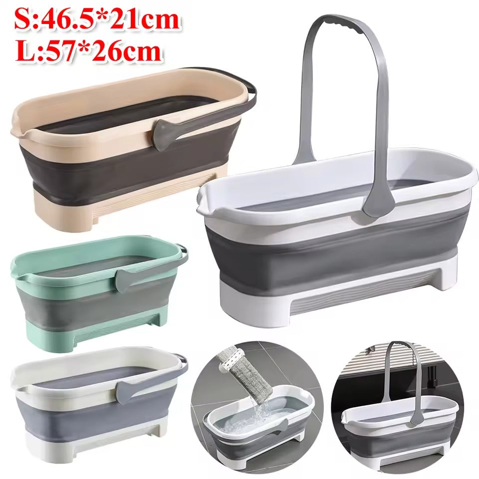 Collapsible Silicone Bucket Portable Folding Wash Basin