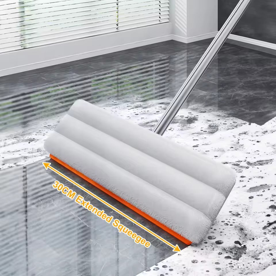 Dry Spray Mop Floor Wiper with Built-In Spray Function 700ml Refillable Tank 360° Rotating