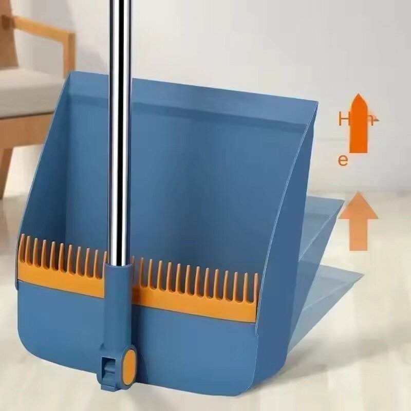 3-in-1 Broom & Dustpan Combo Set – Adjustable Rotatable Design for Indoor