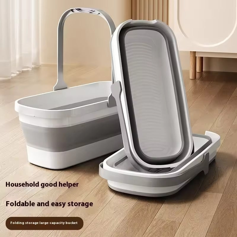 Collapsible Silicone Bucket Portable Folding Wash Basin