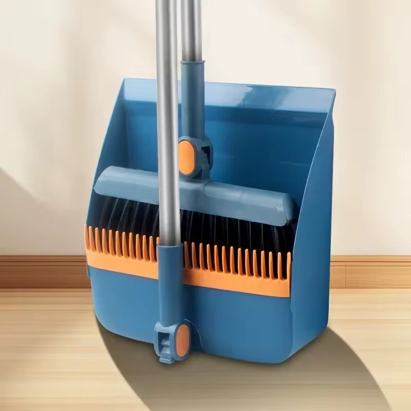 3-in-1 Broom & Dustpan Combo Set – Adjustable Rotatable Design for Indoor